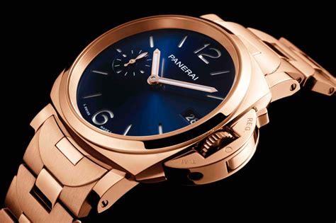 gold panerai watches|gold panerai watch buckle 22m.